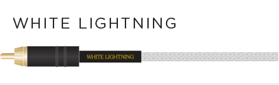 WHITE LIGHTNING ANALOG INTERCONNECTS