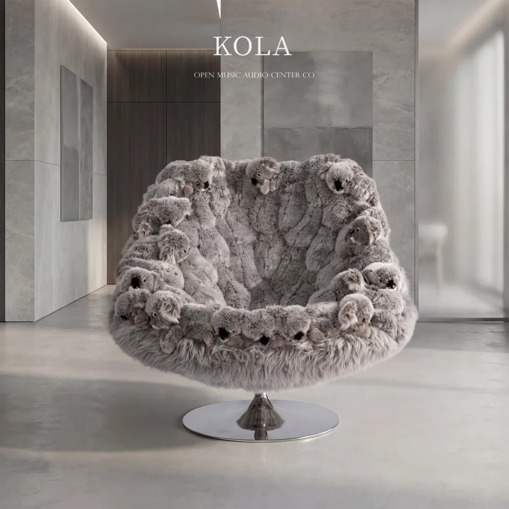About Us｜AP Collection Taiwan official exclusive distributor by Open Music Audio Center KOLA collectible koala-inspired designer chair