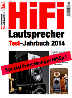 HiFi Lautsprecher Test-Jahrbuch 2014 MANGER MSSp1 特刊 PDF 封面